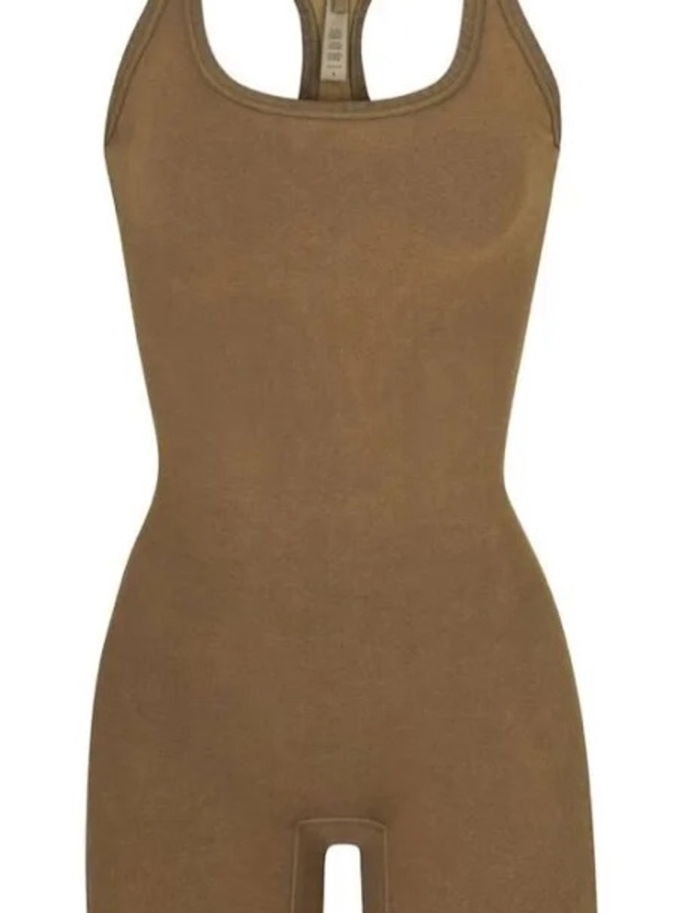 SKIMS Brown Racerback Shaping Bodysuit